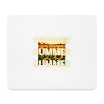 Summer - Mousepad (Querformat) - Weiß - Vorne