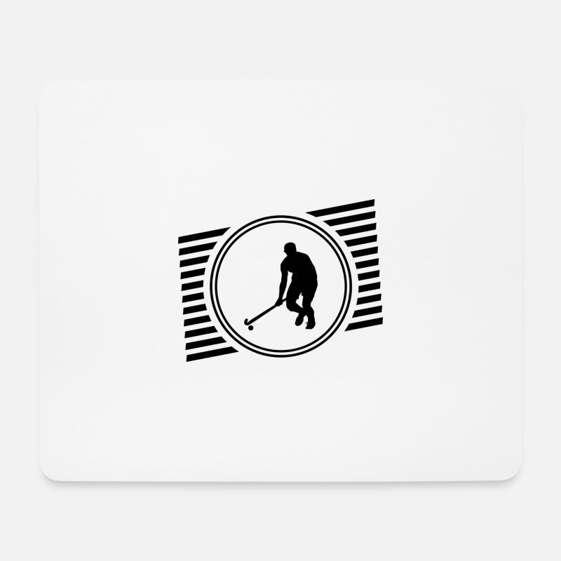 Hockey - Mousepad (Querformat) - Weiß