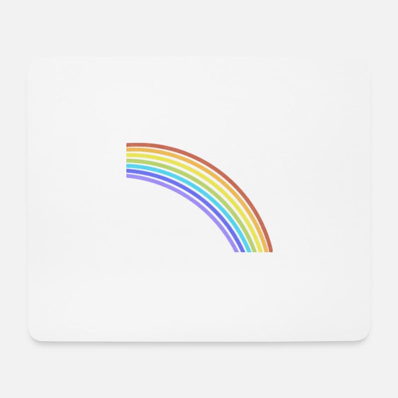still chasin rainbows II - Mousepad (Querformat) - Weiß