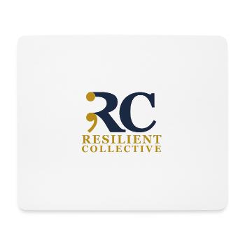 Resilient Collective emblem - Mouse Pad (horizontal) - white - Front