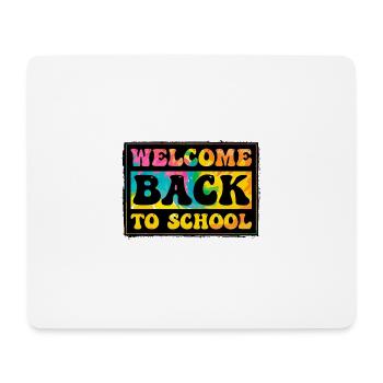 Bonne première journée drôle Bienvenue à la rentrée scolaire - Tapis de souris (format paysage) - blanc - Devant
