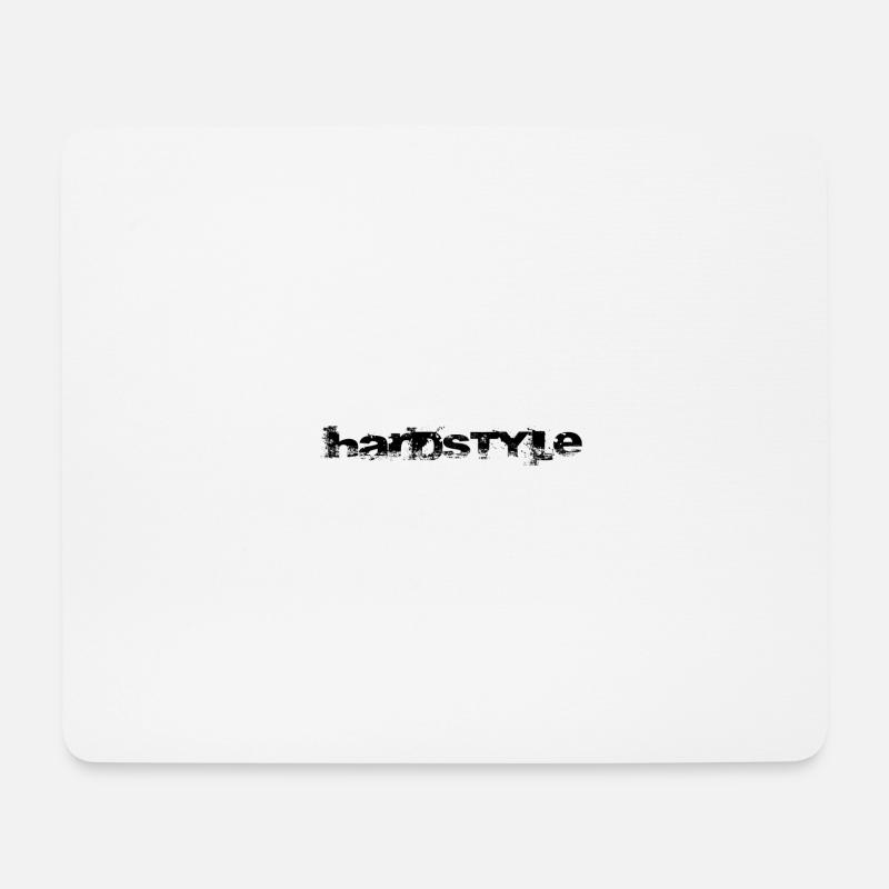 Hardstyle - Mousepad (Querformat) - Weiß