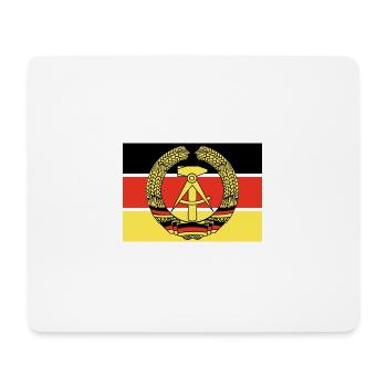 DDR - Mousepad (Querformat) - Weiß - Vorne