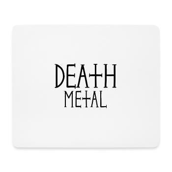 Death Metal - Mousepad (Querformat) - Weiß - Vorne
