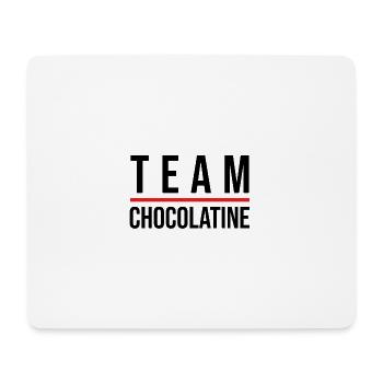 Team chocolatine - Tapis de souris (format paysage) - blanc - Devant