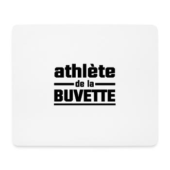 ATHLETE BUVETTE - Tapis de souris (format paysage) - blanc - Devant