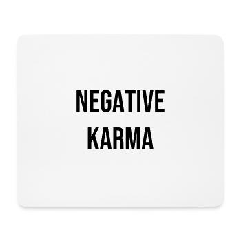 Karma négatif - Tapis de souris (format paysage) - blanc - Devant