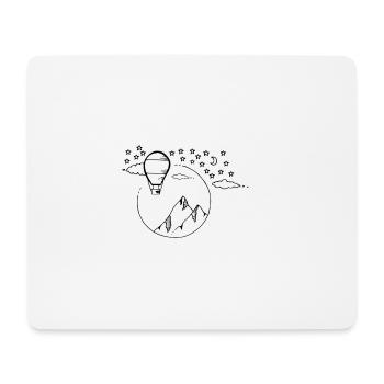 Le voyage - Tapis de souris (format paysage) - blanc - Devant