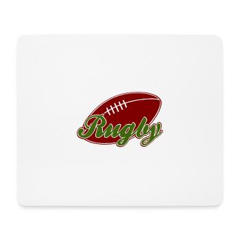 rugby - Mouse Pad (horizontal) - white - Front