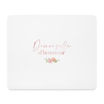 Blumen-Brautjungfer - Mousepad (Querformat) - Weiß - Vorne