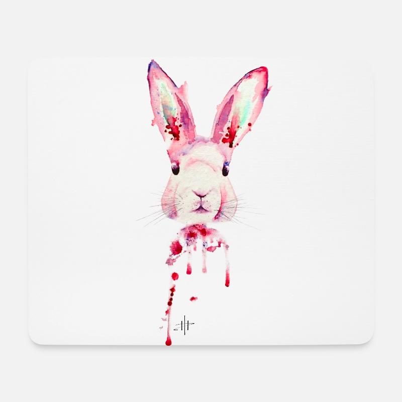 Hase Original - Mousepad (Querformat) - Weiß