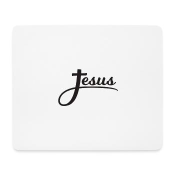 Jésus Christ Chrétien Idées Cadeaux Dieu - Tapis de souris (format paysage) - blanc - Devant