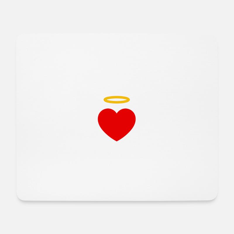 Angel Heart - Mousepad (Querformat) - Weiß