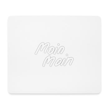 Moin 20 - Mousepad (Querformat) - Weiß - Vorne