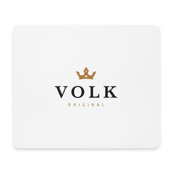 Volk Original Familienlogo - Mousepad (Querformat) - Weiß - Vorne