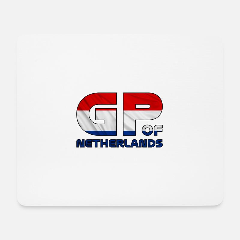 netherlands_gp - Tapis de souris (format paysage) - blanc
