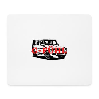 G Klasse / G-Fühl - Mousepad (Querformat) - Weiß - Vorne
