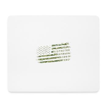 Ehemann Papa Beschützer Held Merica USA Flagge - Mousepad (Querformat) - Weiß - Vorne