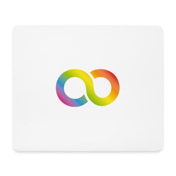 LGBTIQ - Unendliche Vielfalt. Pride/CSD - Mousepad (Querformat) - Weiß - Vorne