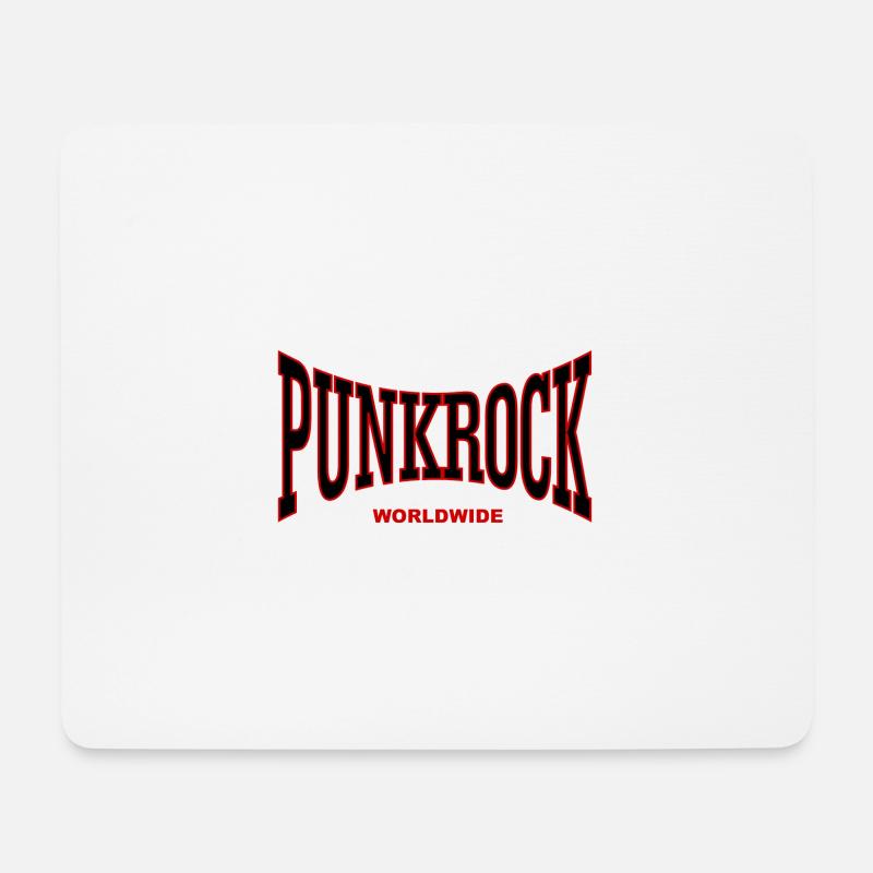 punk rock - Mouse Pad (horizontal) - white