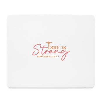 Proverbs 31 - Mouse Pad (horizontal) - white - Front