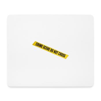 Crime scene police - Mouse Pad (horizontal) - white - Front