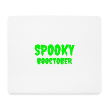 Spooky Booctober Jack-O'-Lantern Design - Mousepad (Querformat) - Weiß - Vorne