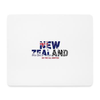 Nouvelle-Zélande - Nouvelle-Zélande - modèle de t-shirt - Tapis de souris (format paysage) - blanc - Devant