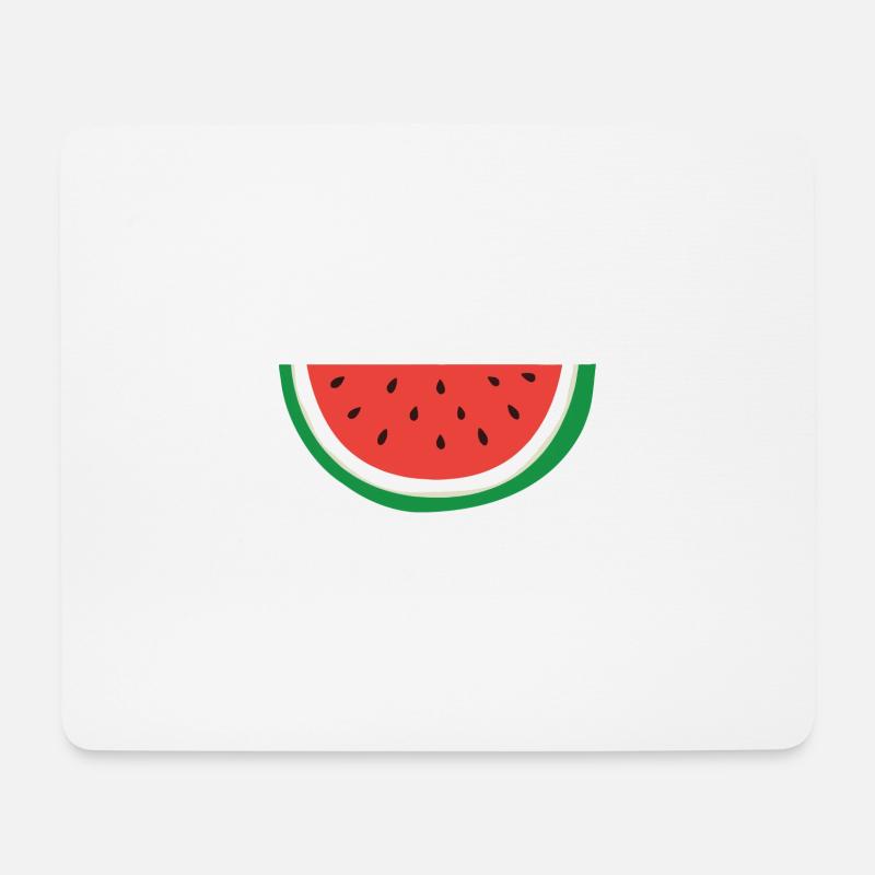 Wassermelone - Palästinensisches Symbol - Mousepad (Querformat) - Weiß
