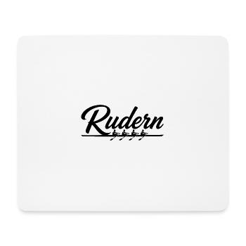 Rudern - Rennvierer - Ruderer - Ruderin - Regatta - Mousepad (Querformat) - Weiß - Vorne