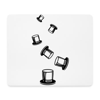 Zylinder Bräutigam - Mousepad (Querformat) - Weiß - Vorne