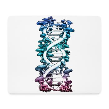 ADN Helix avec des champignons Nature Art Coloré - Tapis de souris (format paysage) - blanc - Devant