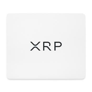 XRP Logo Vintage Bitcoin Quote Gift - Tapis de souris (format paysage) - blanc - Devant