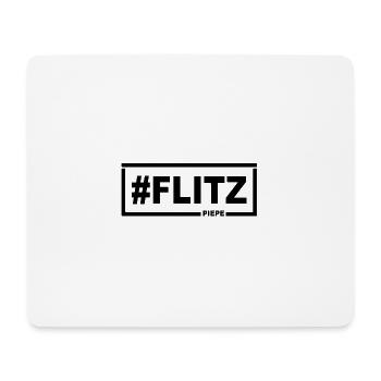 Flitzpiepe - Mouse Pad (horizontal) - white - Front