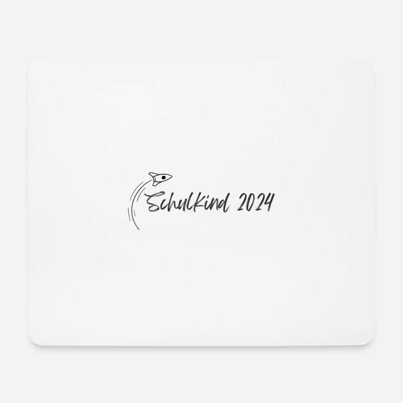 Schulkind 2024, Tshirt, Tasse - Mousepad (Querformat) - Weiß