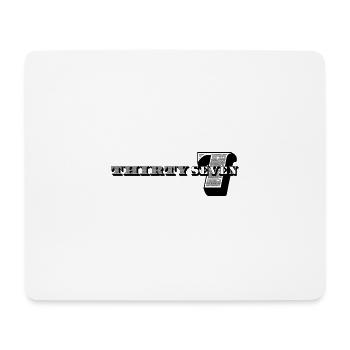 Geschenkideen zum 37. Geburtstag für Ihn Herrenhemd - Mousepad (Querformat) - Weiß - Vorne