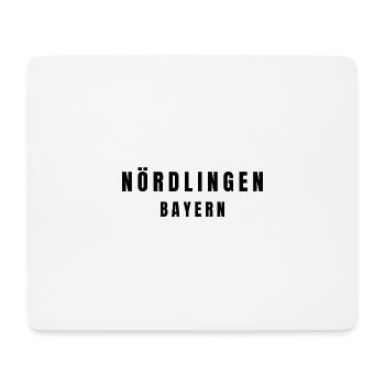 Nördlingen, Bavière - Tapis de souris (format paysage) - blanc - Devant