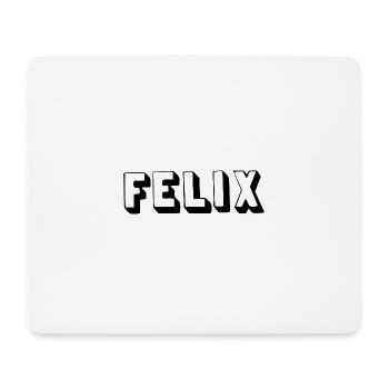Name - Felix - Mouse Pad (horizontal) - white - Front