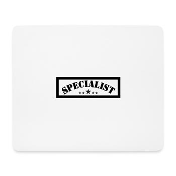 Specialist - Mouse Pad (horizontal) - white - Front