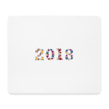 Flowers 2018 - Mouse Pad (horizontal) - white - Front