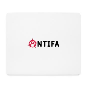 Antifa - Mousepad (Querformat) - Weiß - Vorne