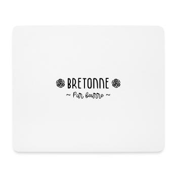 Bretonne - pur beurre - - Tapis de souris (format paysage) - blanc - Devant