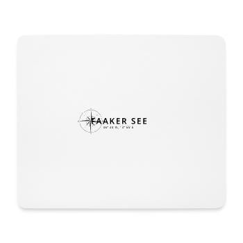 Conception de la boussole Faakersee - Tapis de souris (format paysage) - blanc - Devant