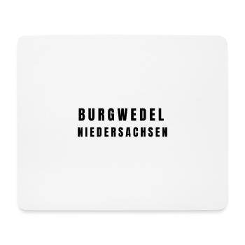 Burgwedel, Lower Saxony - Mouse Pad (horizontal) - white - Front