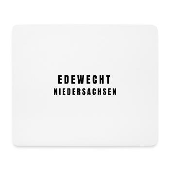 Edewecht, Lower Saxony - Mouse Pad (horizontal) - white - Front