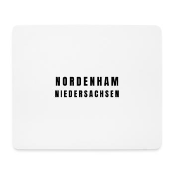 Nordenham, Lower Saxony - Mouse Pad (horizontal) - white - Front