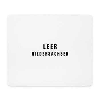 Leer, Lower Saxony - Mouse Pad (horizontal) - white - Front