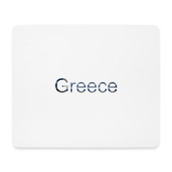 Grèce - Tapis de souris (format paysage) - blanc - Devant