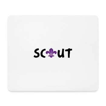 Scout / Scoutisme - Tapis de souris (format paysage) - blanc - Devant