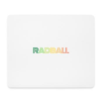 Bike baller - Mouse Pad (horizontal) - white - Front